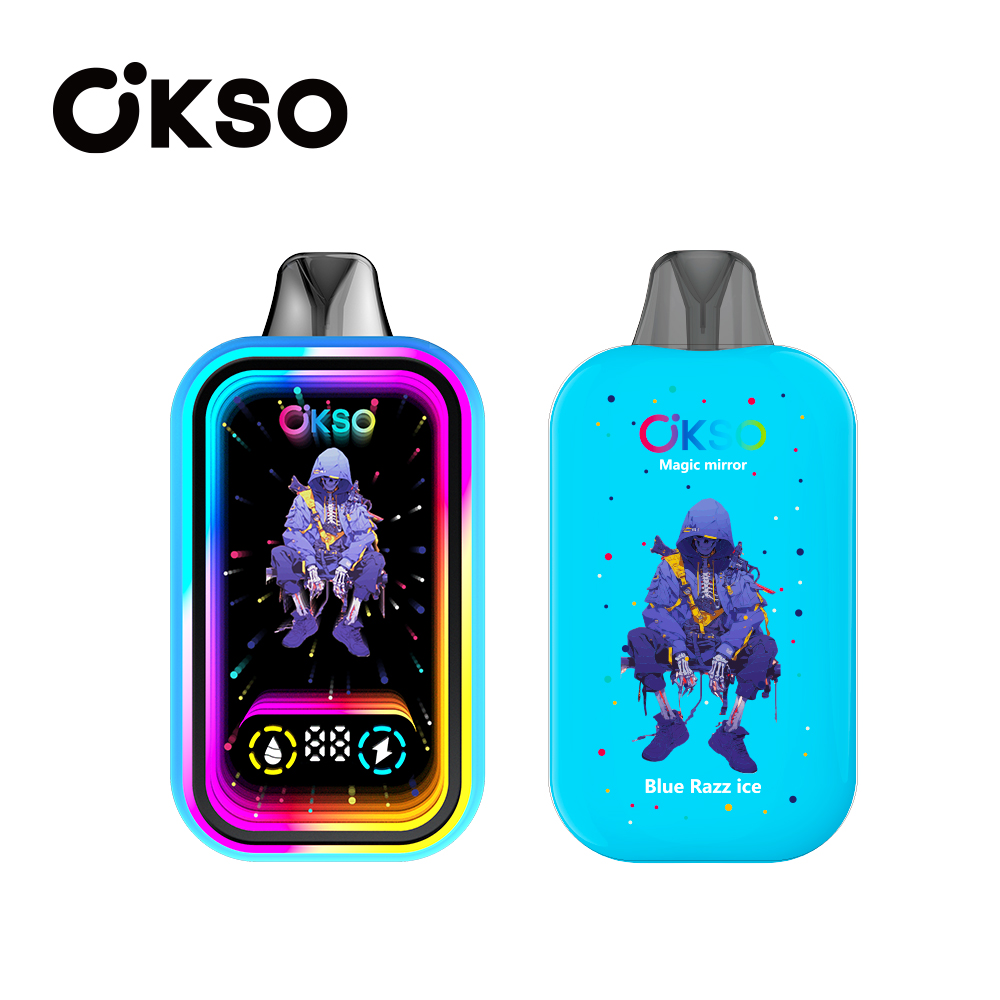 OKSO Magic Mirror 50000 Puffs LED Screen Display Mirror Effect Disposable Vape - Vapo247