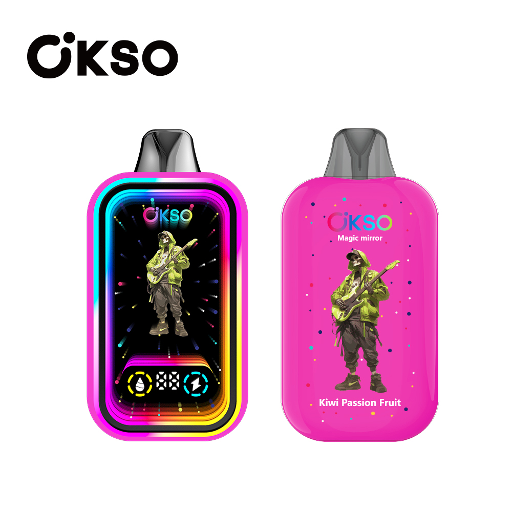 OKSO Magic Mirror 50000 Puffs LED Screen Display Mirror Effect Disposable Vape - Vapo247