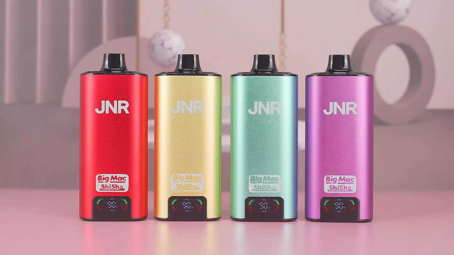 JNR Big Mac Shisha 80000 Puffs 55ml E-Liquid Quad Mesh Coil with DTL Vaping Smart Screen Adjustable Airflow Disposable Vape - Vapo247