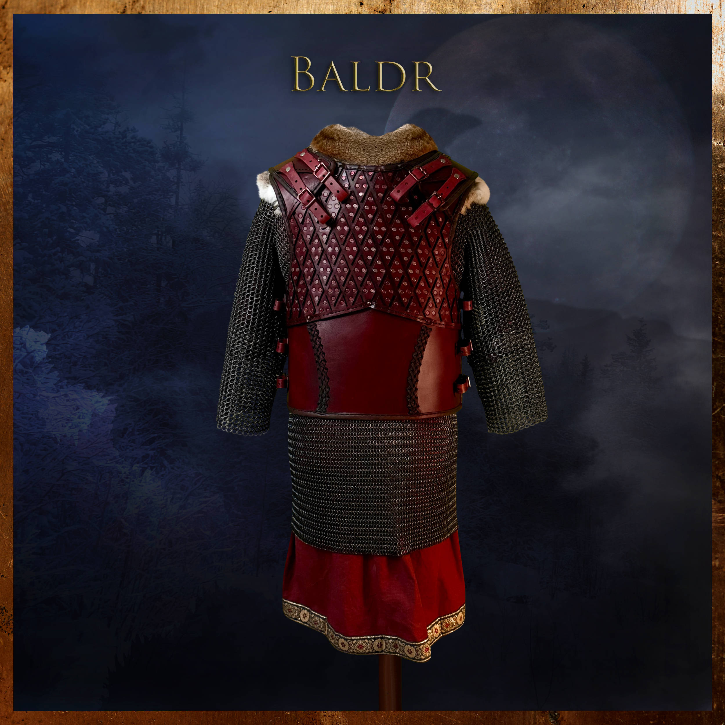 The Baldr LARP Leather Body Armour
