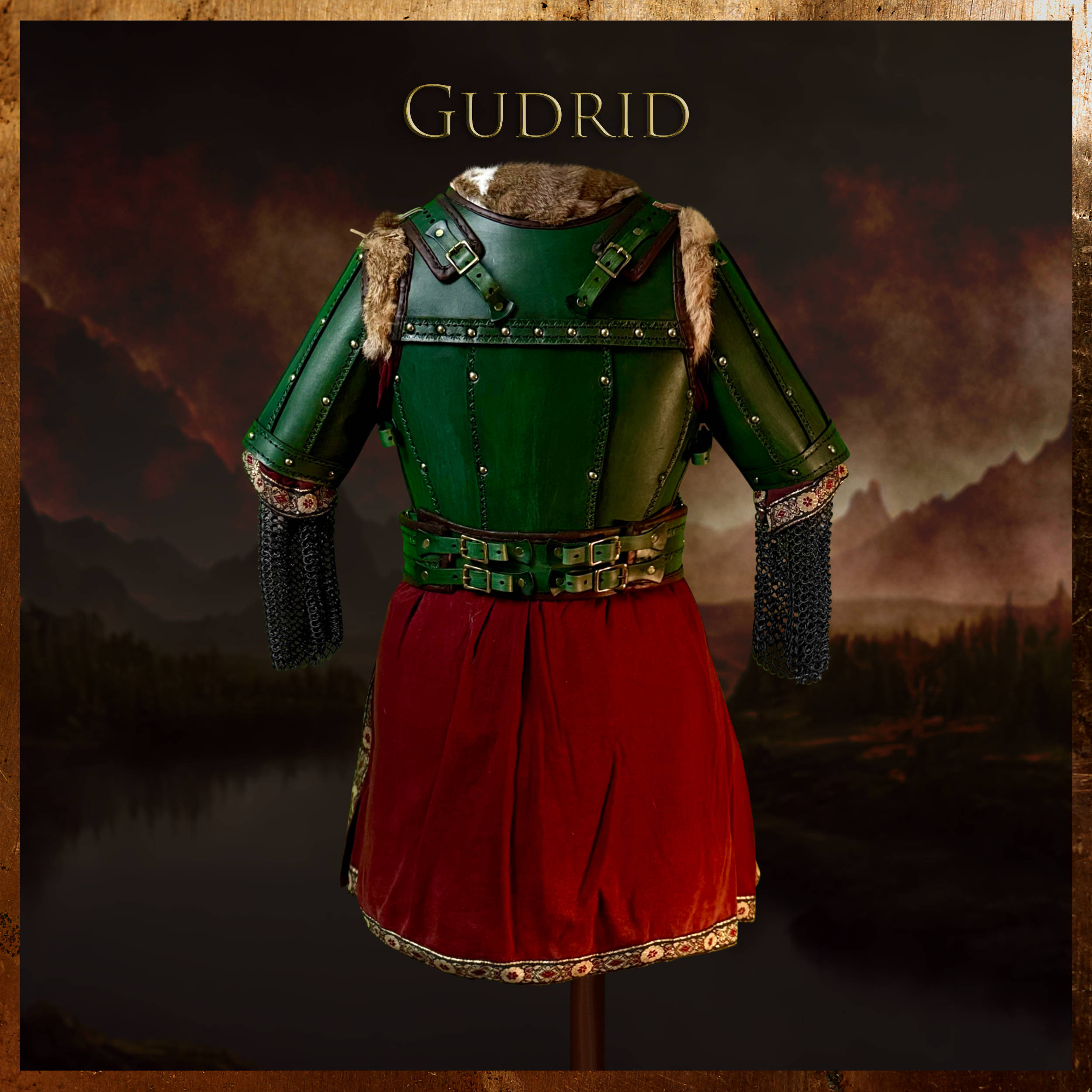 The Gudrid LARP Leather Body Armour