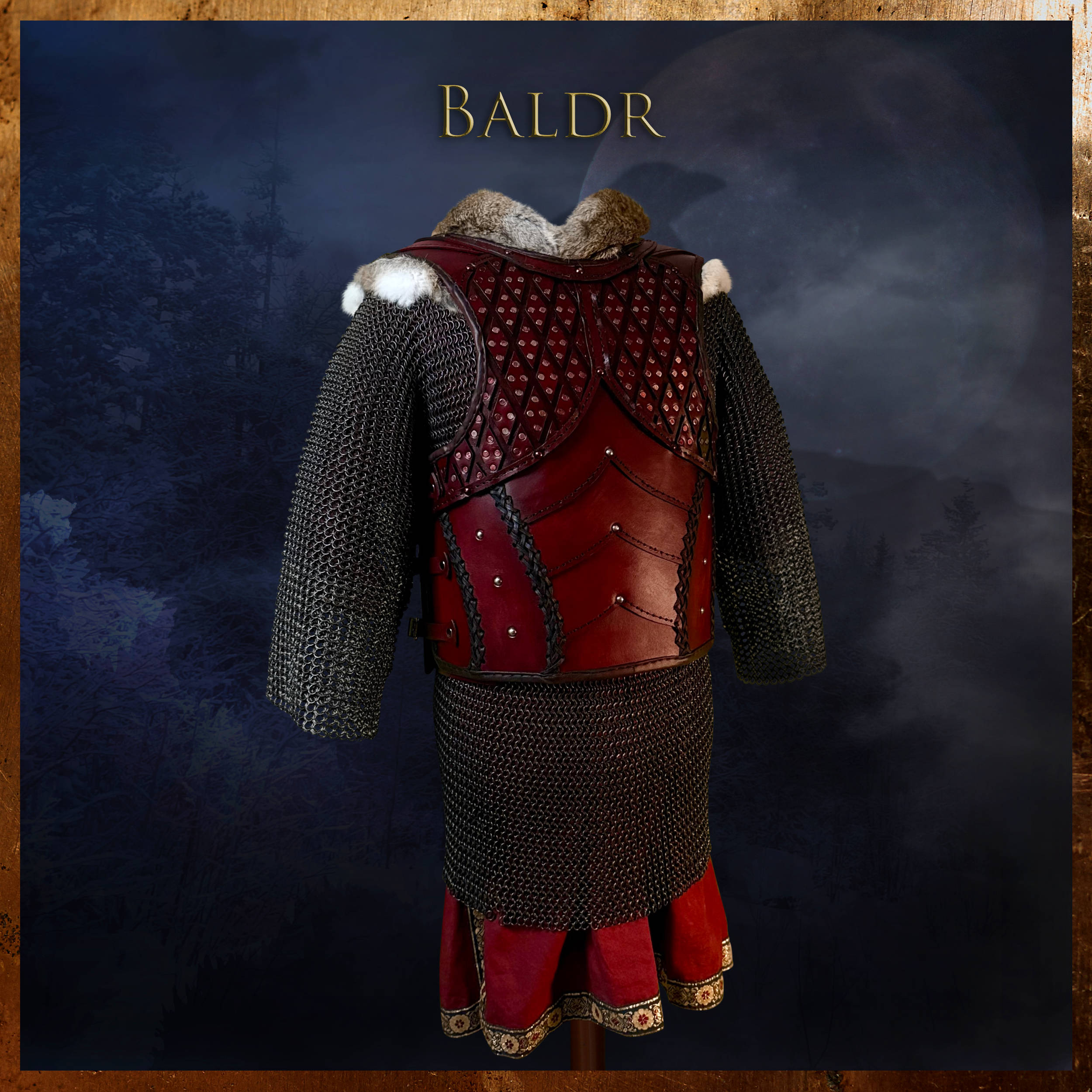The Baldr LARP Leather Body Armour