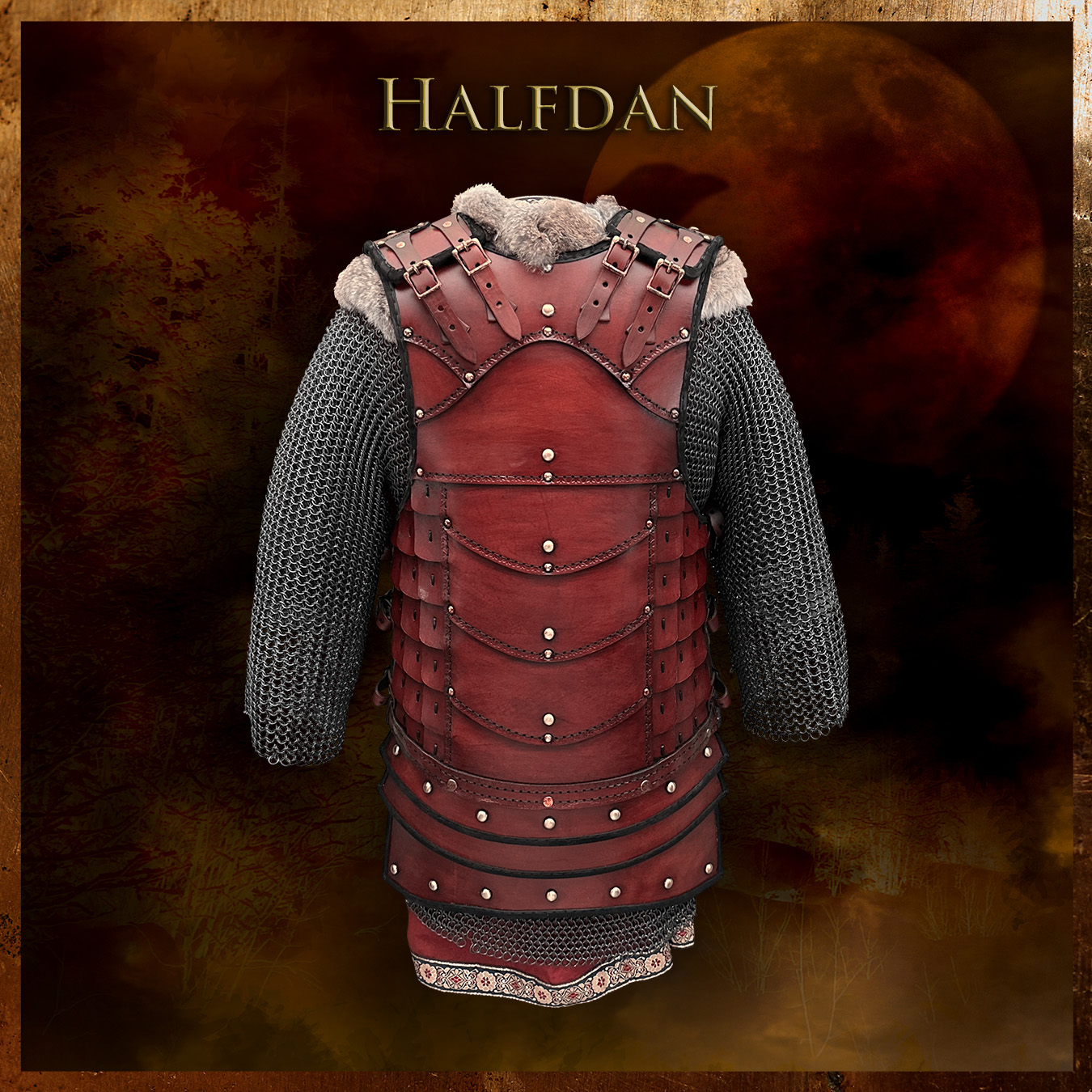 The Halfdan SCA Leather Body