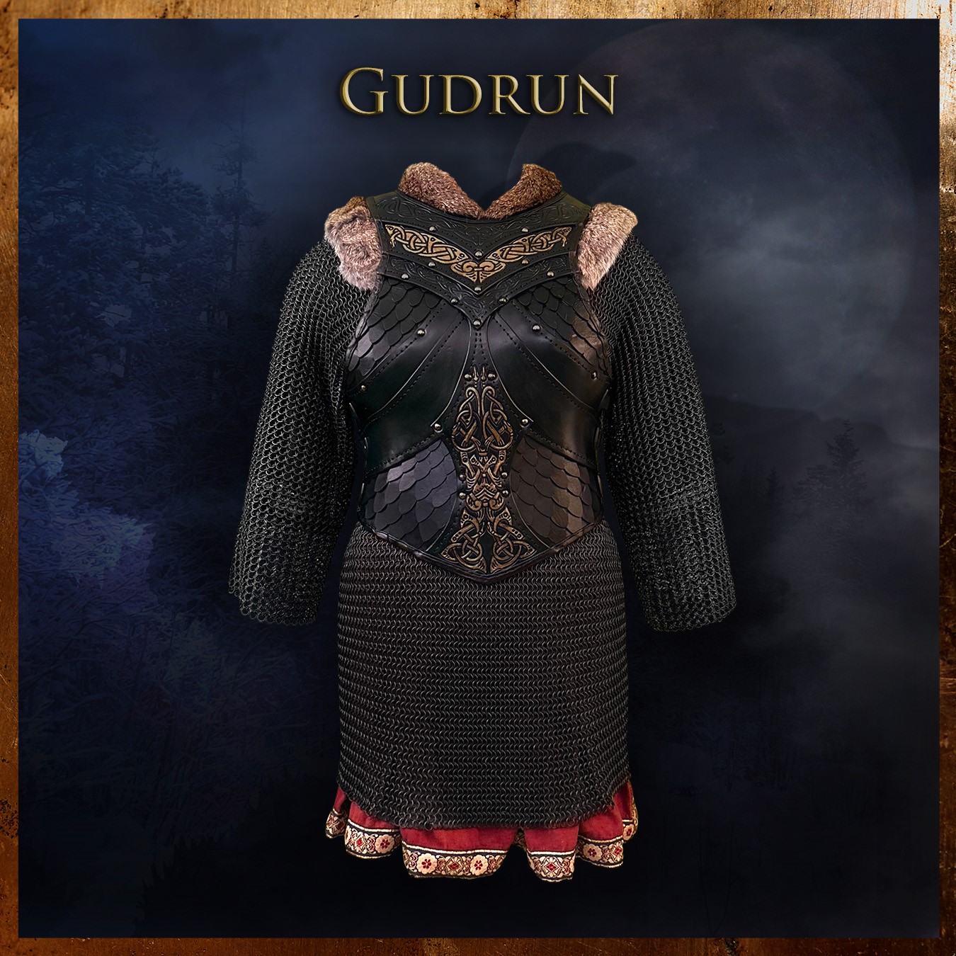 The Gudrun LARP Leather Body