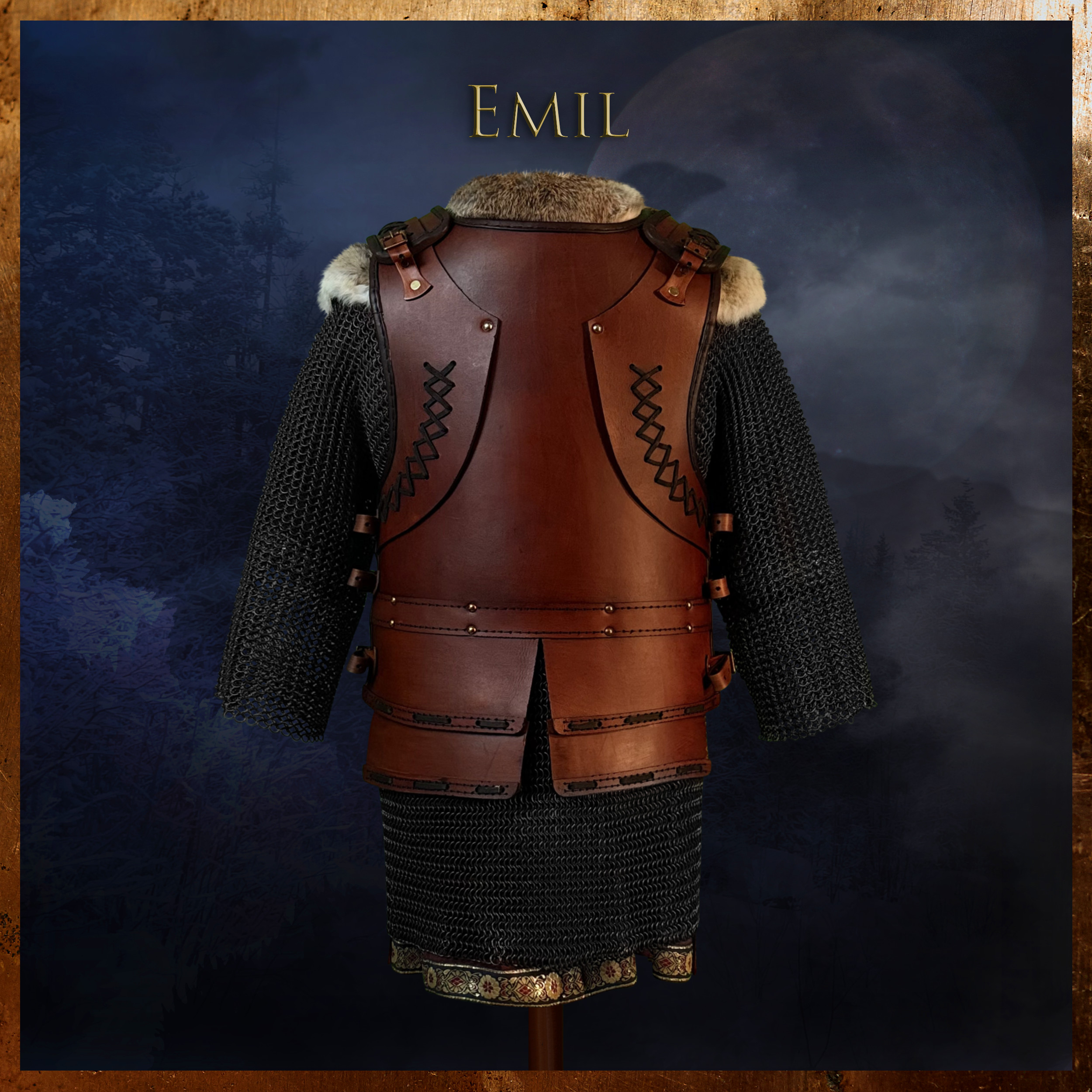 The Emil LARP Leather Body