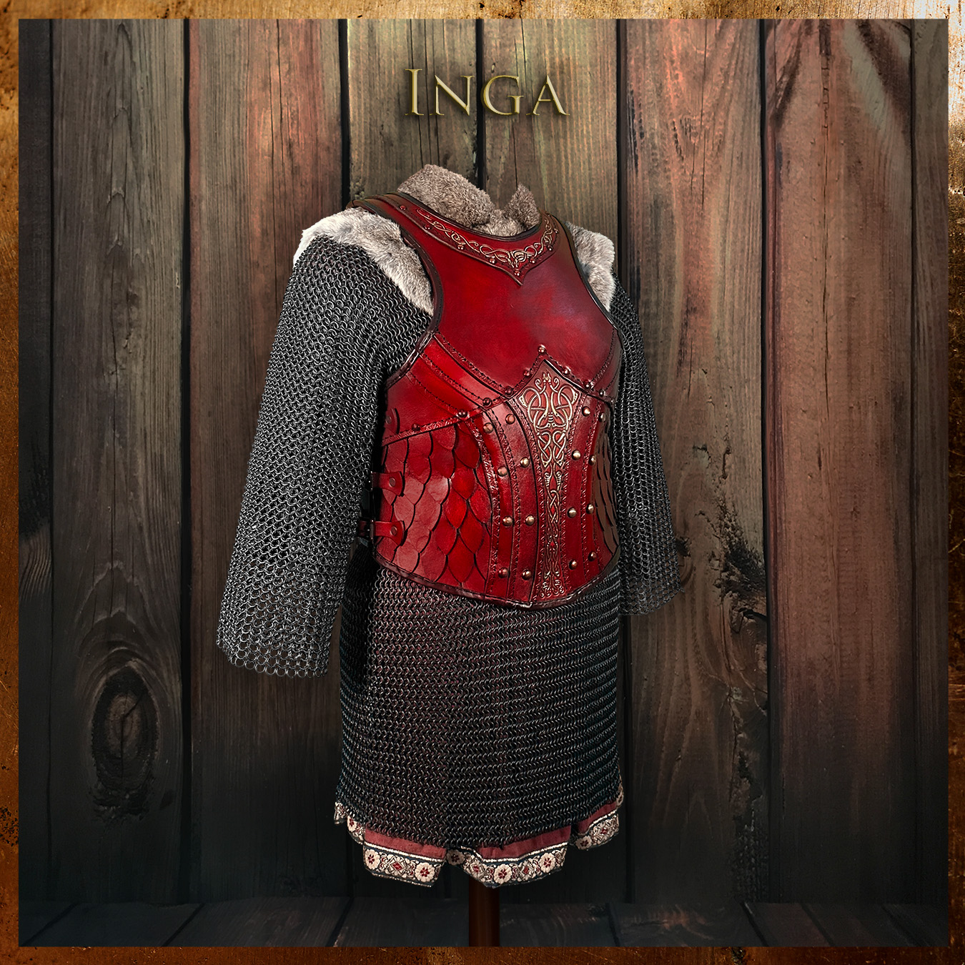 The Inga LARP Leather Body