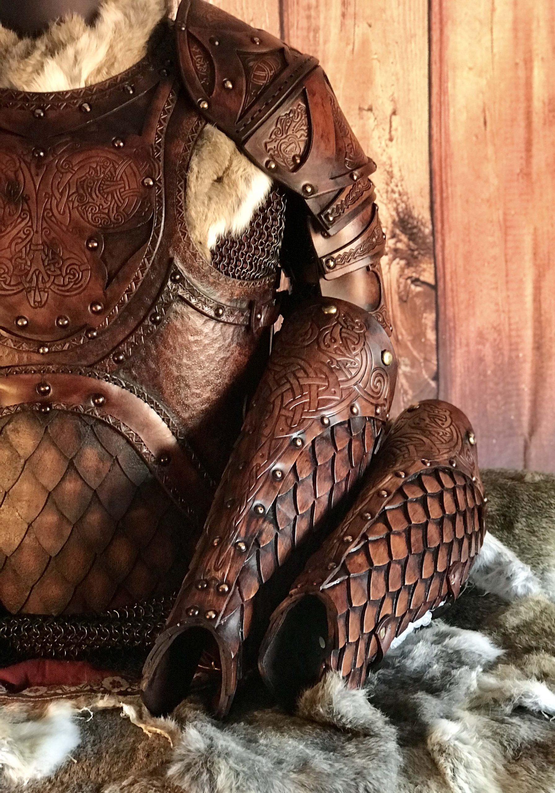 The Odinson Larp Leather Armour Full Set