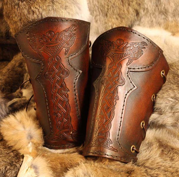 Vendel Raven Full Set Leather LARP Armour