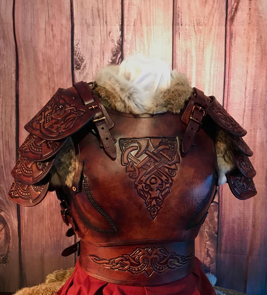 Shieldmaiden Larp Leather Armour