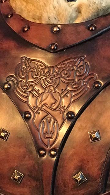 The Bjorn LARP Leather Body Armour