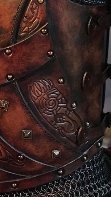 The Bjorn LARP Leather Body Armour