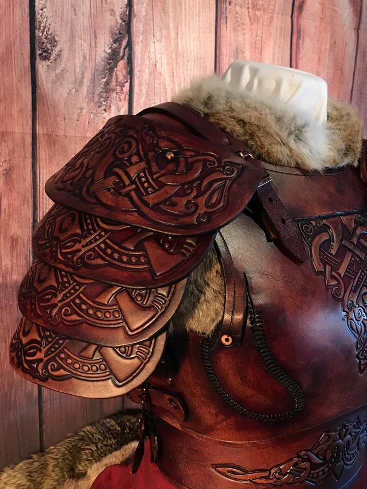 Shieldmaiden Larp Leather Armour