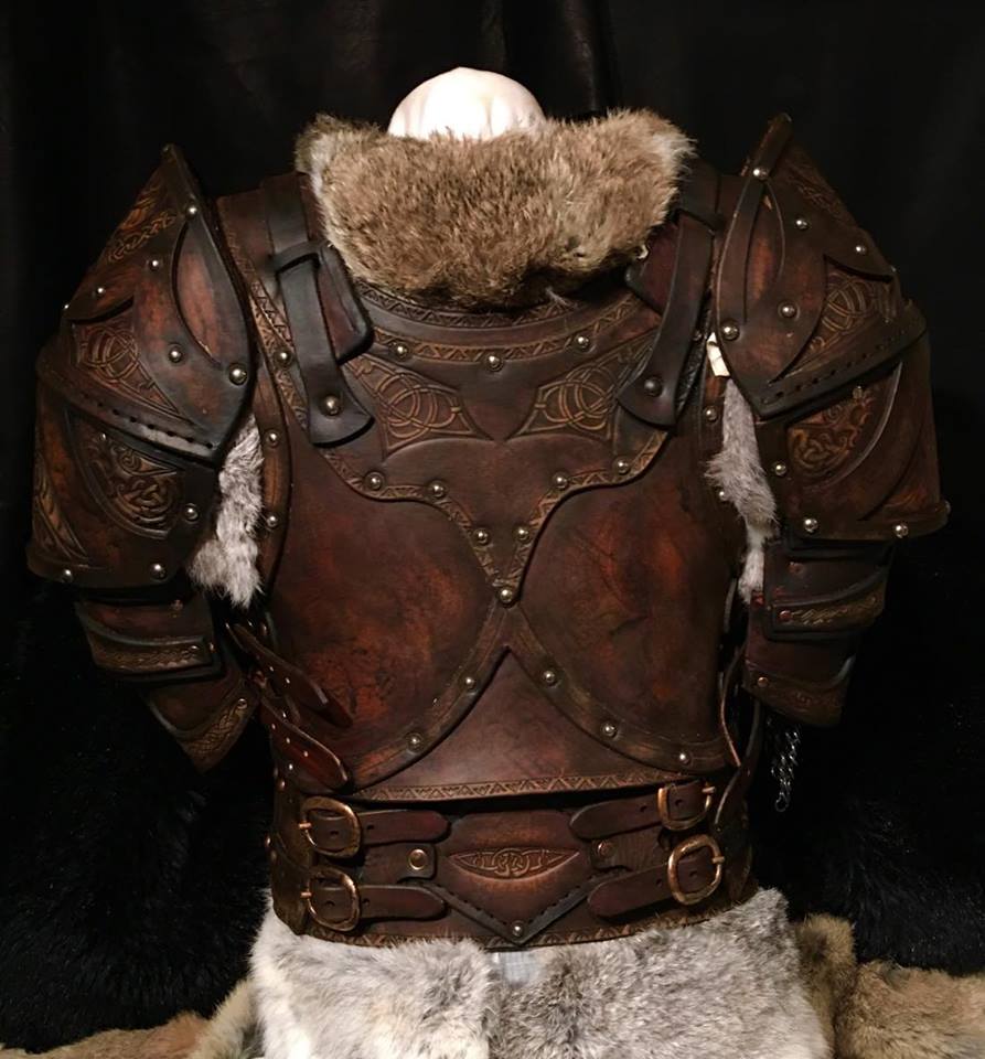 Clan Chief SCA Leather Armour Full Set