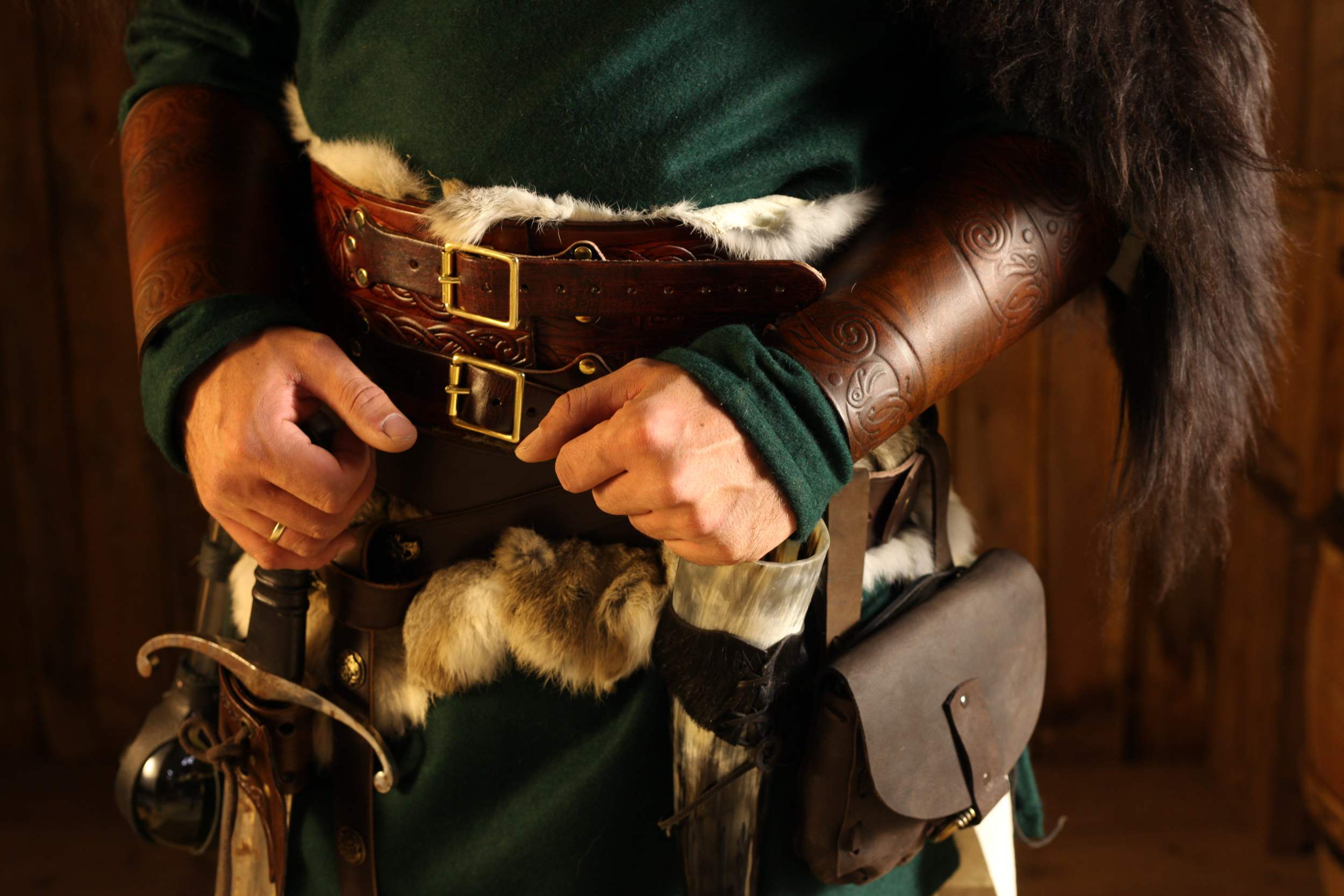 LARP Leather Hero Belt