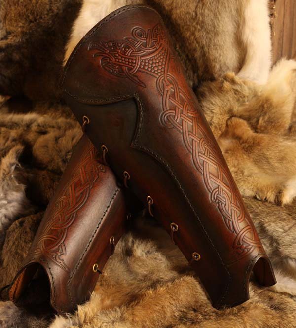 Vendel Raven Full Set Leather LARP Armour