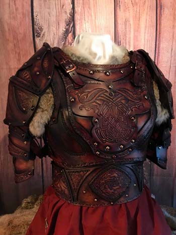 Clan Chief SCA Leather Armour Full Set