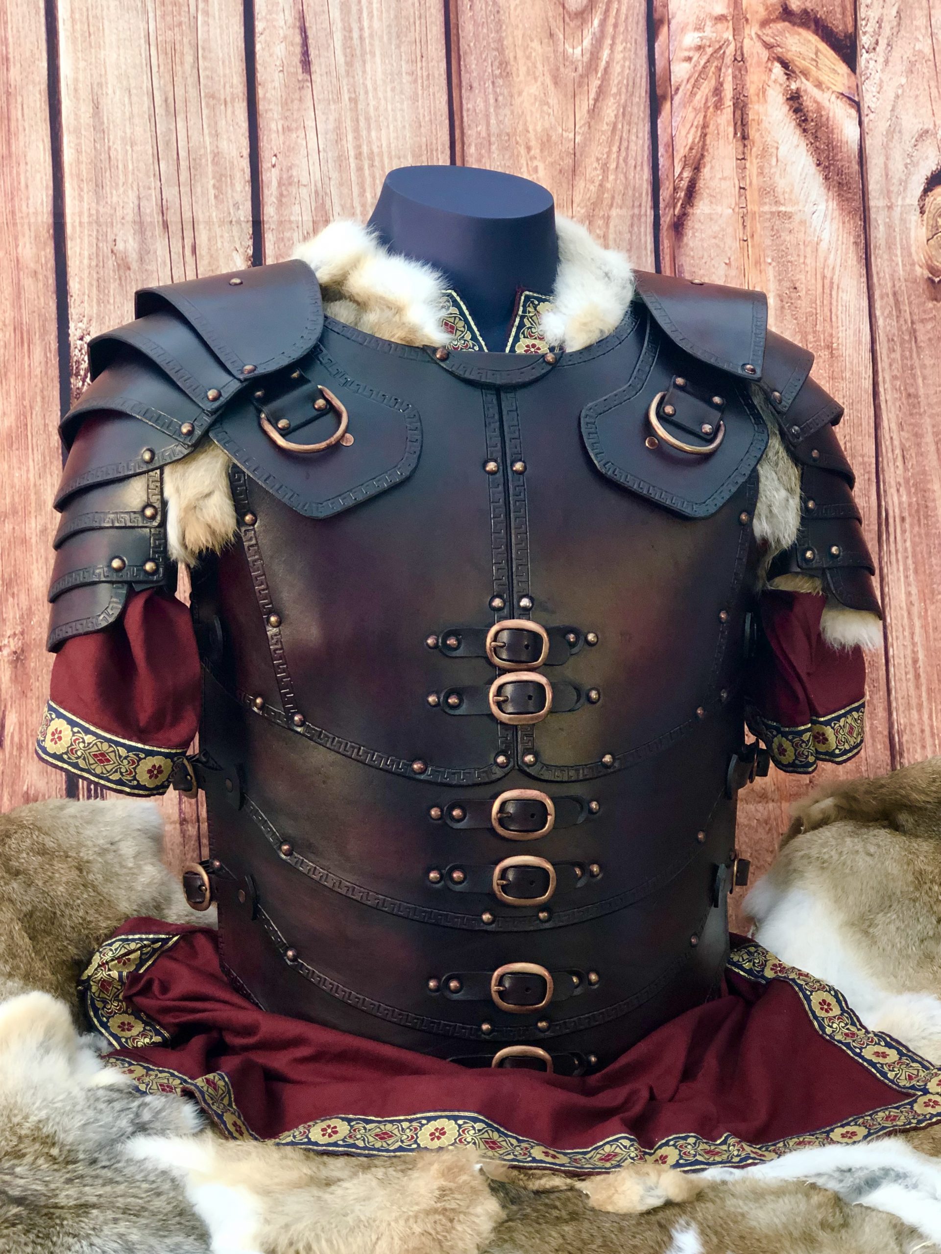 Legio LARP Leather Body with Shoulders