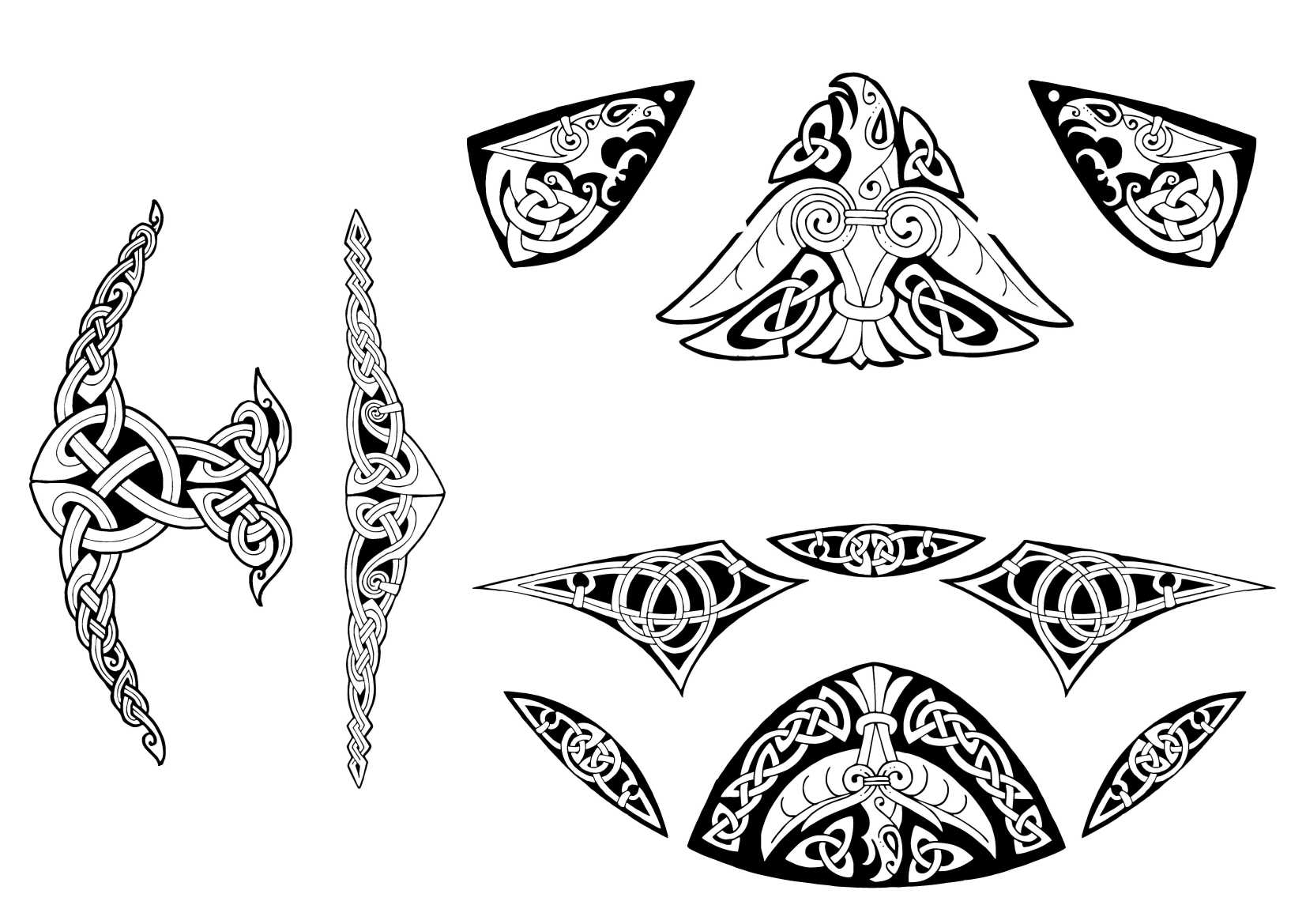 Clan Chief Leather Shoulders Kit