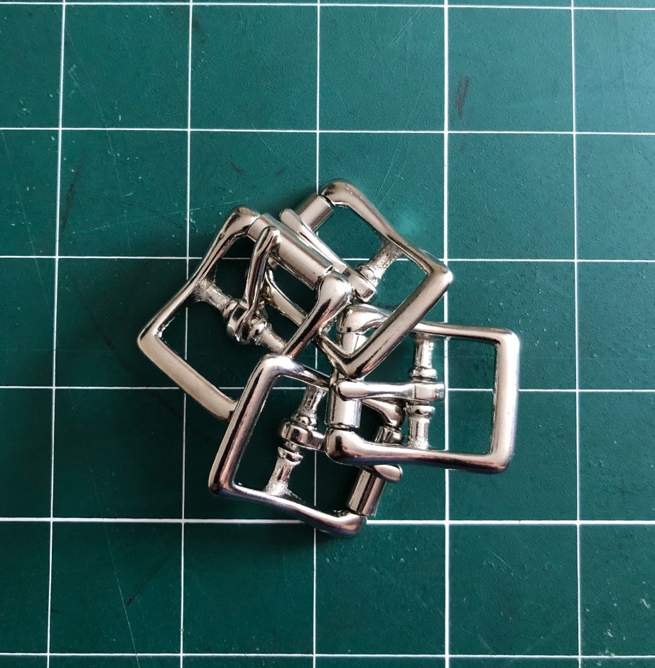 Natural Veg Tan Large Strap and Buckle Blank 10 Sets