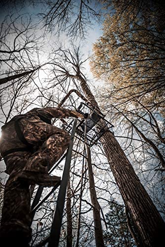 X-Stand Treestands The Duke 20′ Single-Person Ladderstand Hunting Tree Stand
