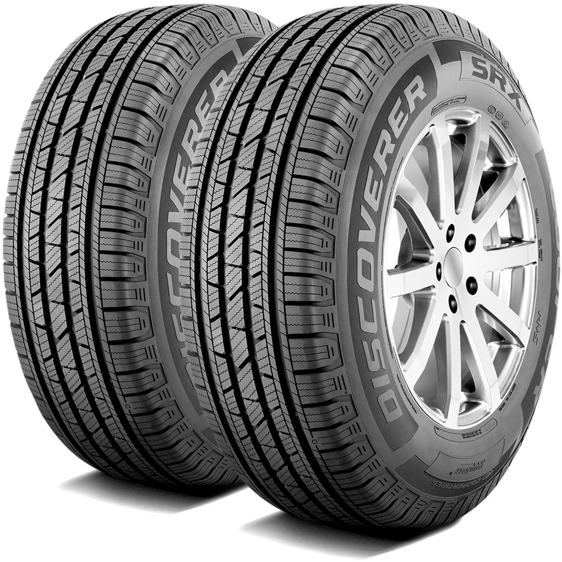 Cooper Discoverer SRX All Season Tires 265/70R16 112T – 2 Pack for Trucks/SUVs (Fits Toyota Tacoma, Tundra & More)
