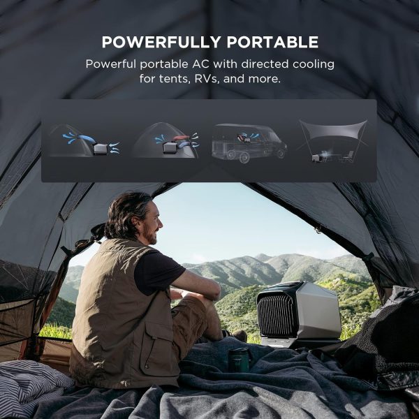 2 1800W Portable Outdoor AC With Heater, 6K BTU (SAK84173)