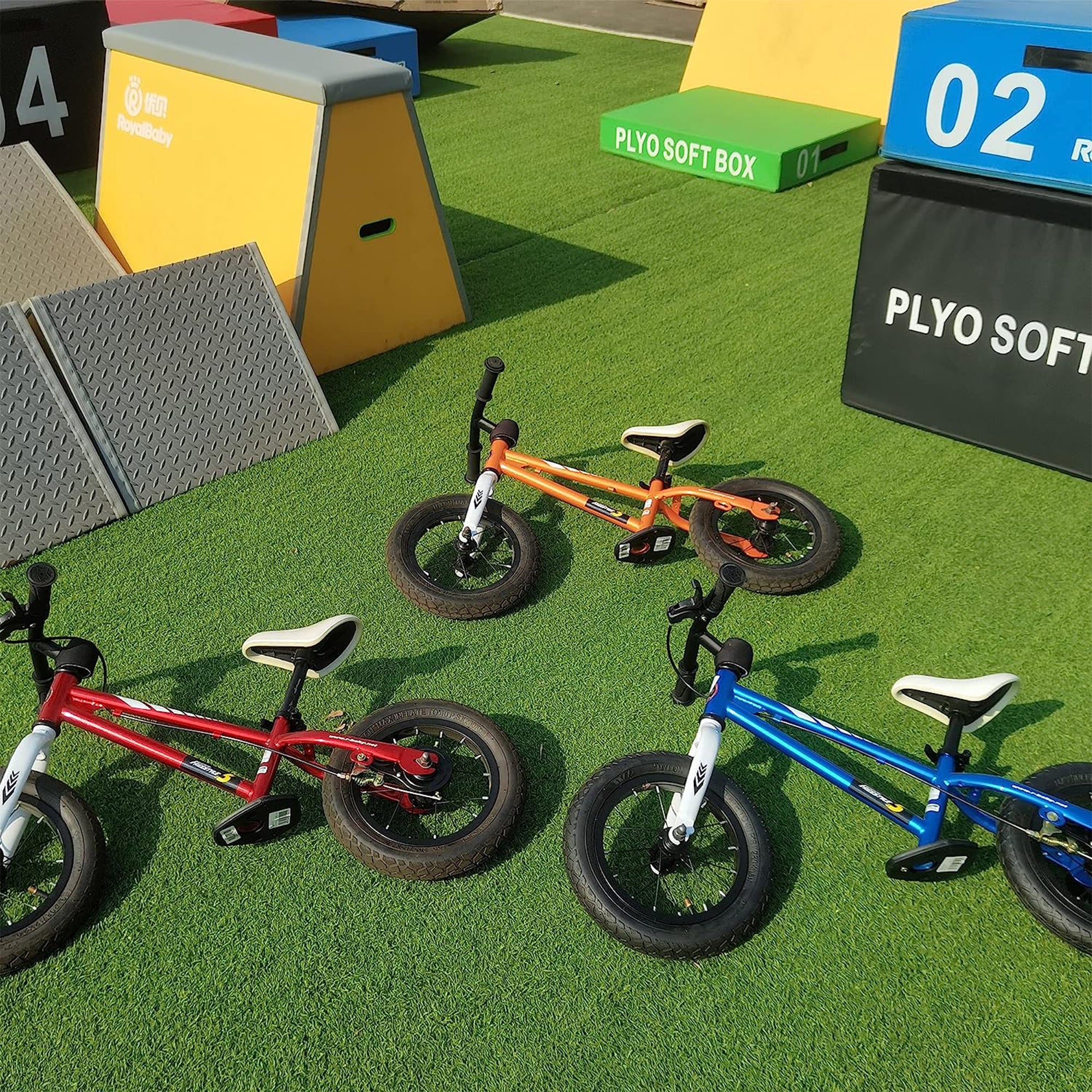 12 Balance Bike with Handbrakes for Kids Ages 2 to 5, Red