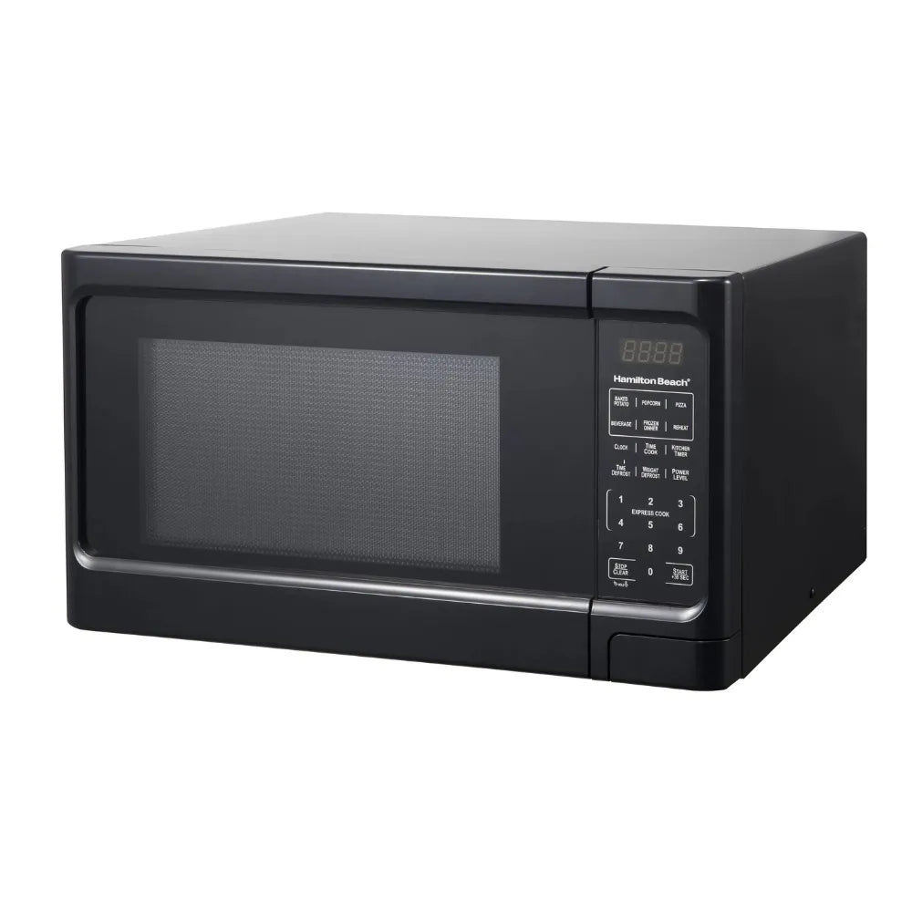 Hamilton Beach 1.1 Cu. Ft. Sleek Black Digital Microwave - Effortless Touchpad Controls