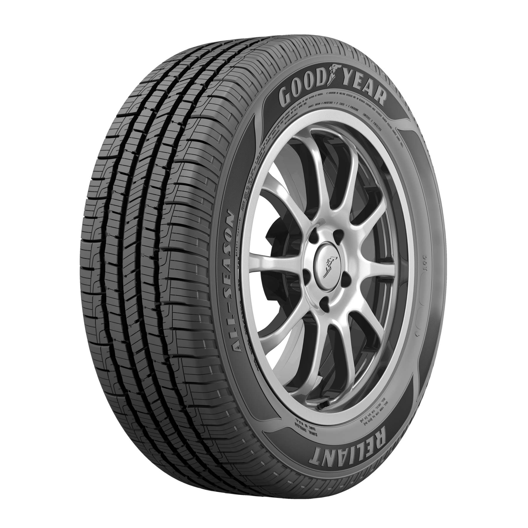 Goodyear Reliant All-Season Tire 225/50R17 94V for Passenger Cars