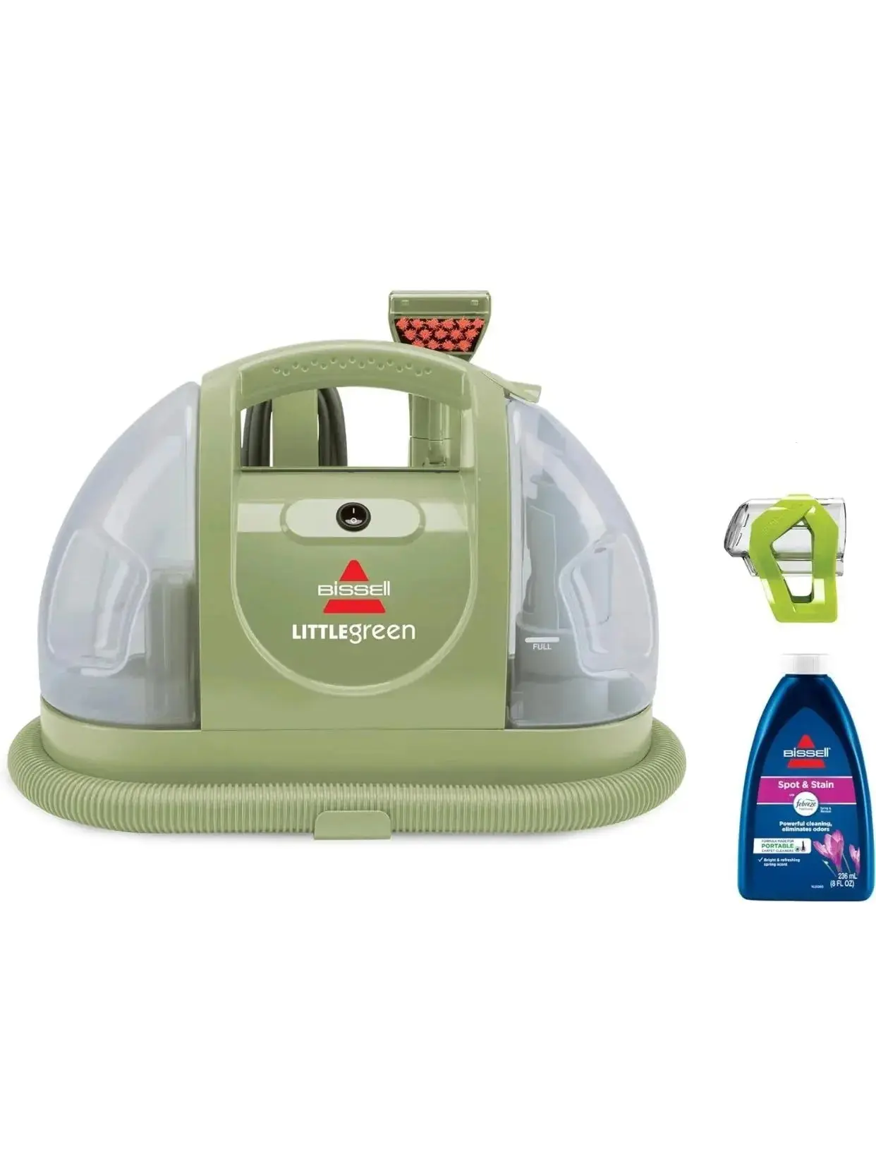 BISSELL Little Green Multi-Purpose Portable Carpet and Upholstery Cleaner, Car and Auto Detailer, with Exclusive Specialty Tools, Green
