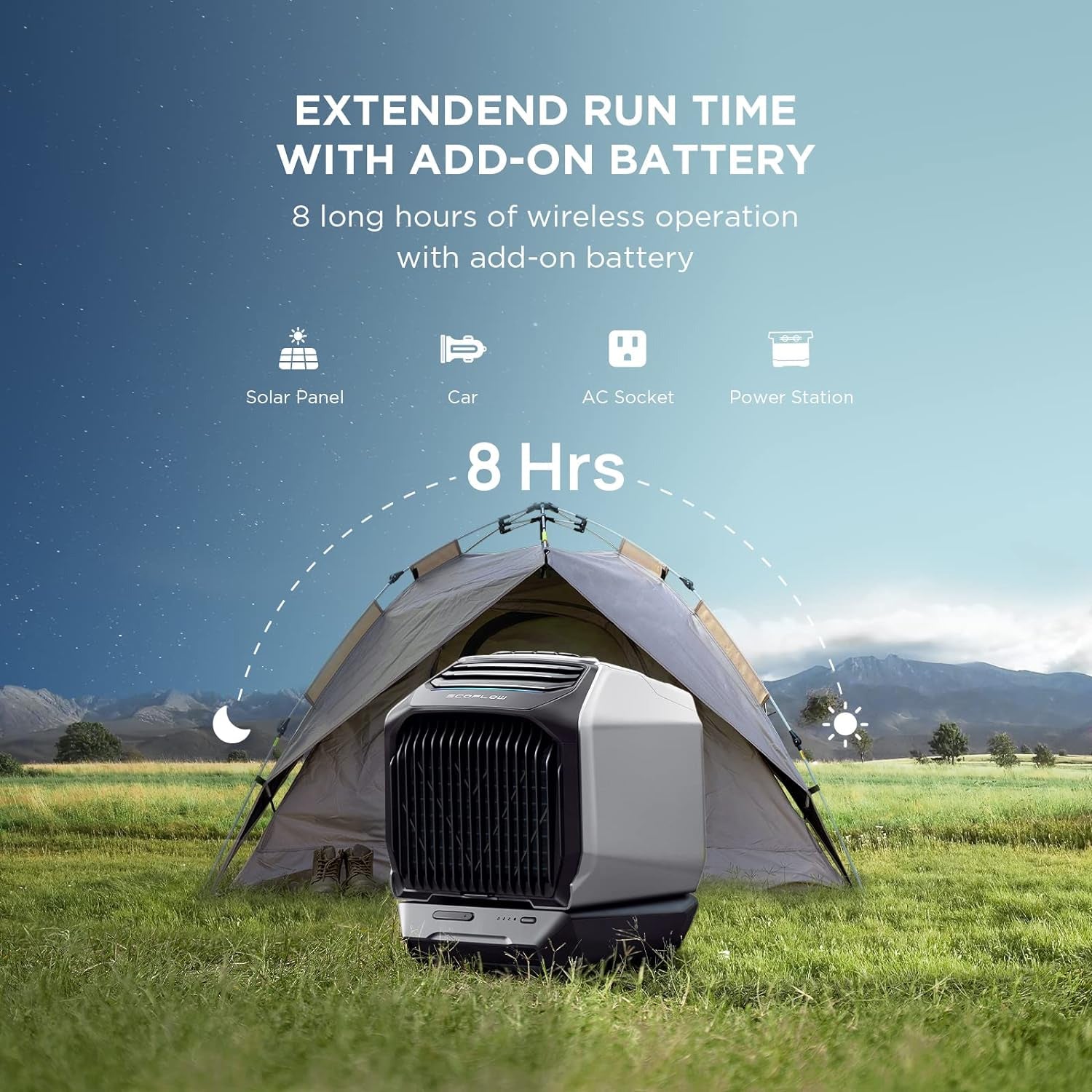 2 1800W Portable Outdoor AC With Heater, 6K BTU (SAK84173)