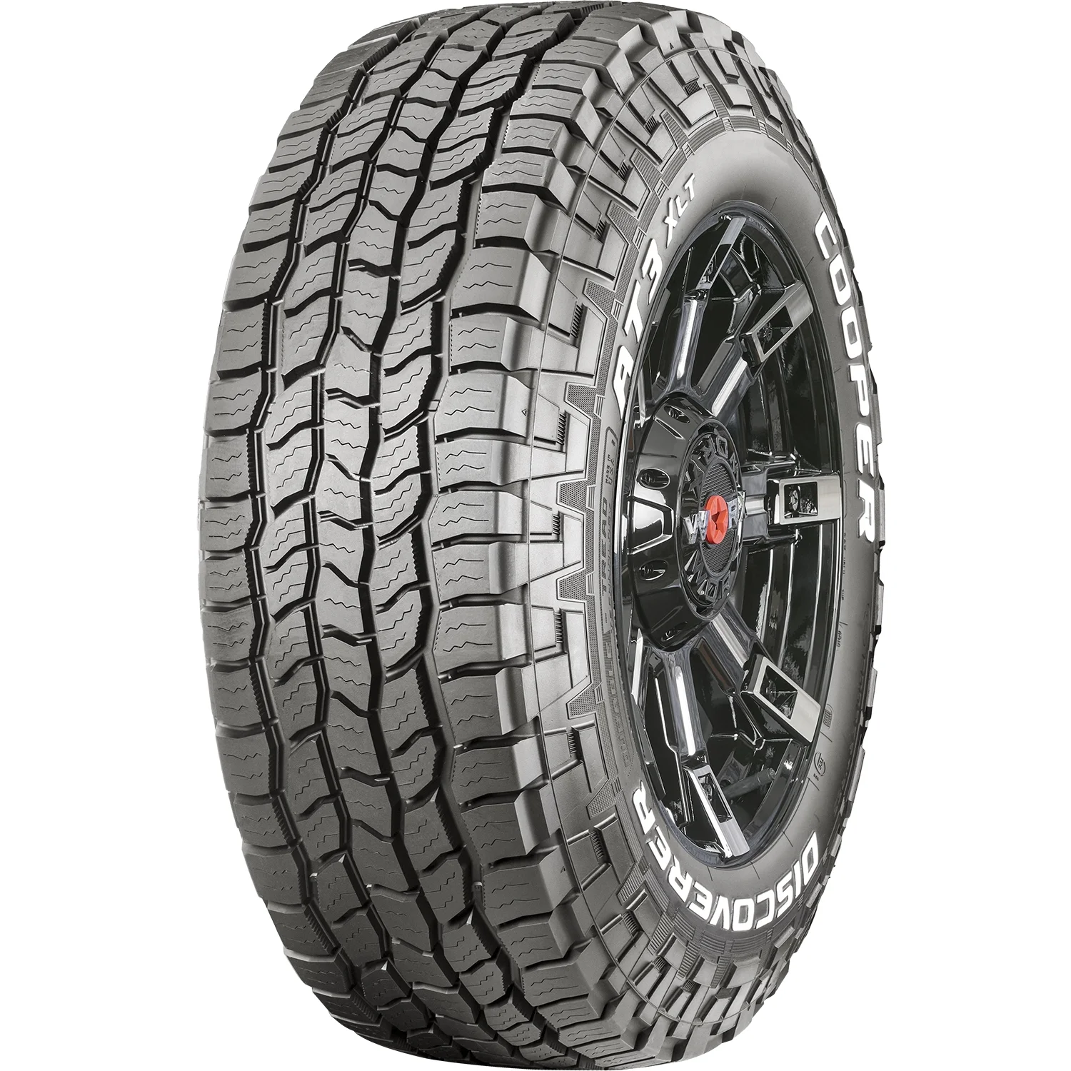 Cooper Discoverer AT3 XLT All Terrain Tires 285/75R16 10 Ply E – Fits Light Trucks & Hummer H3 Models