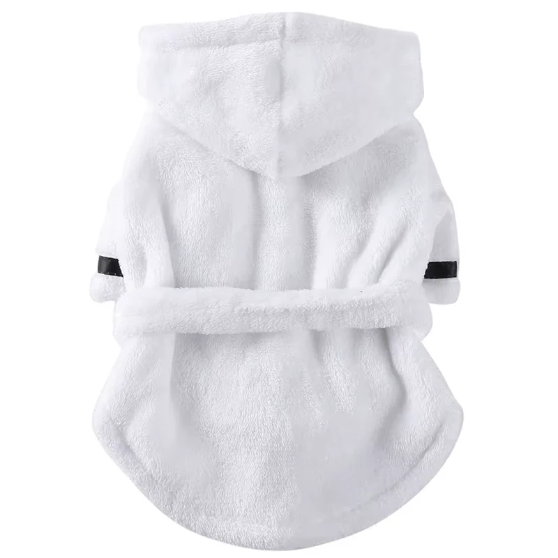 Pawdry Hooded Bathrobe – Ultra-Absorbent Towel Pajama for Clean, Comfy Dogs