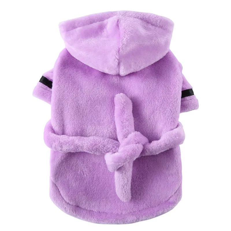 Pawdry Hooded Bathrobe – Ultra-Absorbent Towel Pajama for Clean, Comfy Dogs