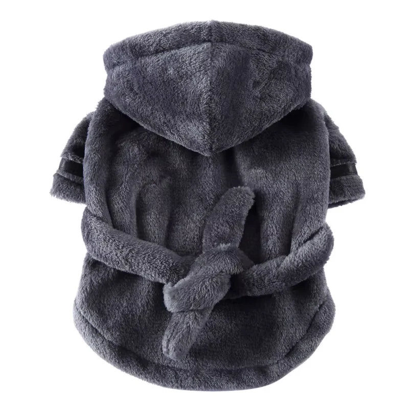 Pawdry Hooded Bathrobe – Ultra-Absorbent Towel Pajama for Clean, Comfy Dogs