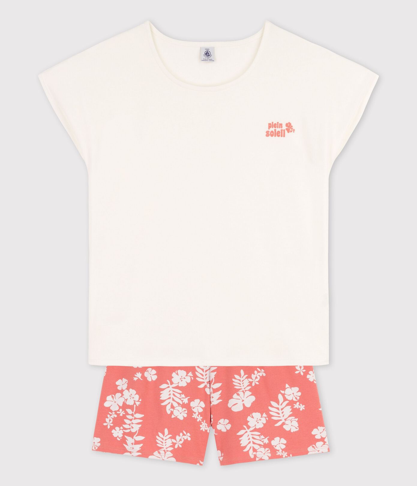 Pyjacourt fille en coton