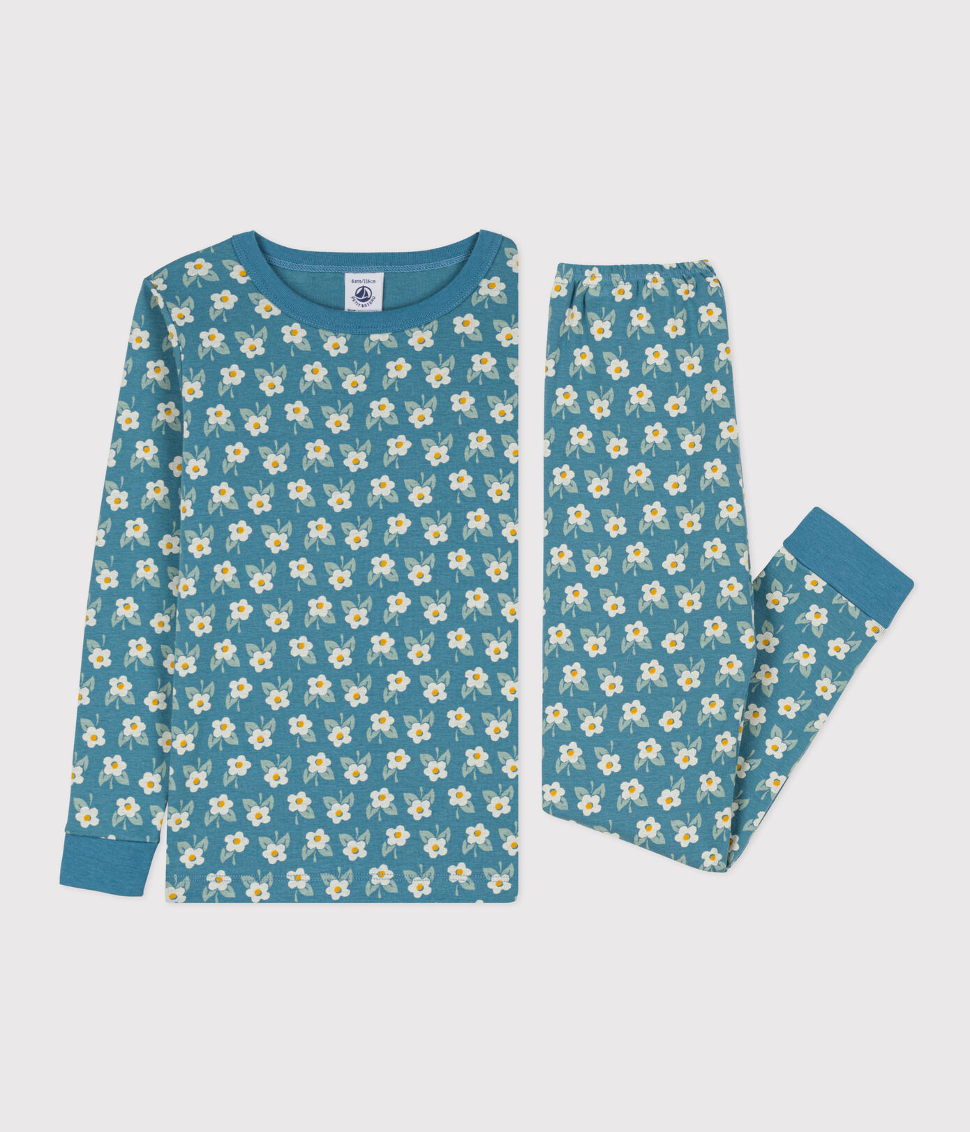 Pyjama ajusté petite fille en coton