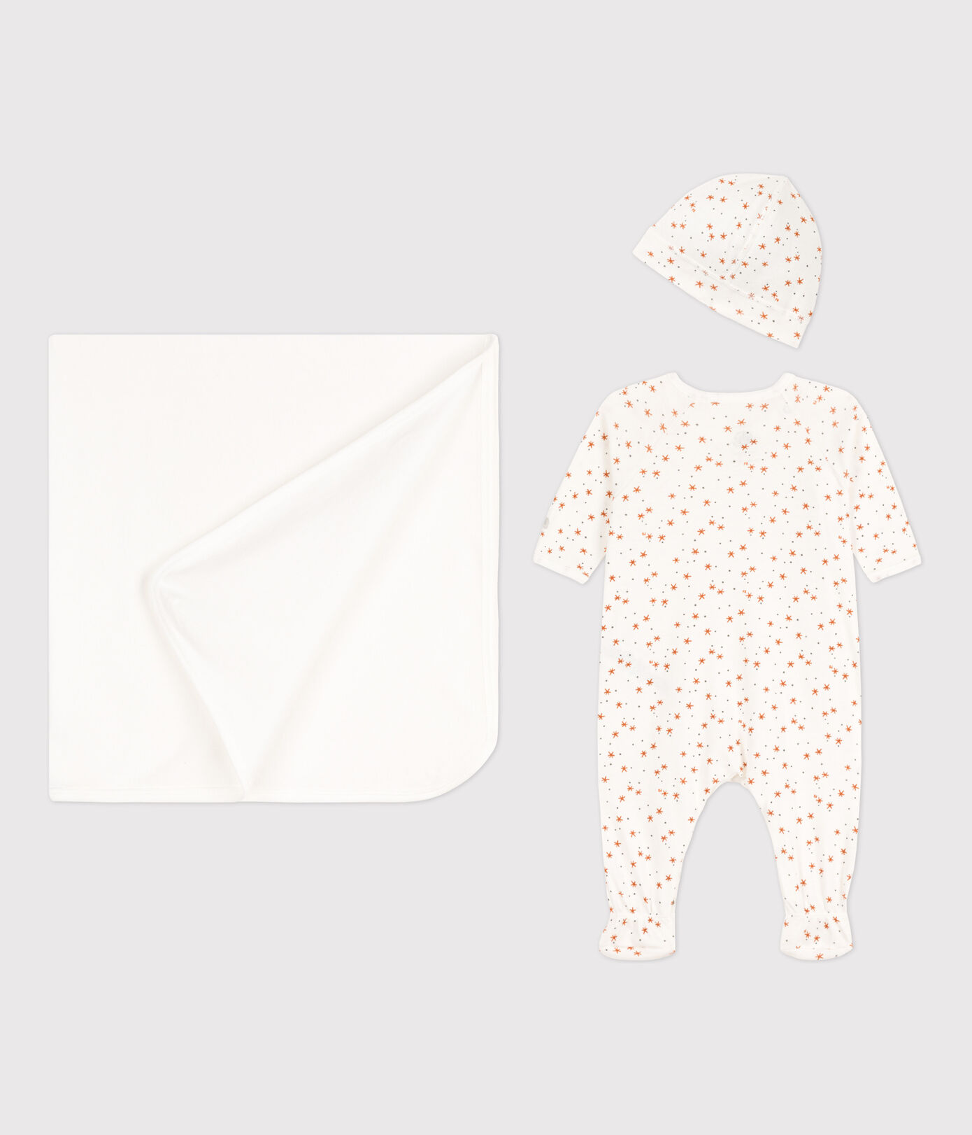 Coffret cadeau naissance bébé en coton