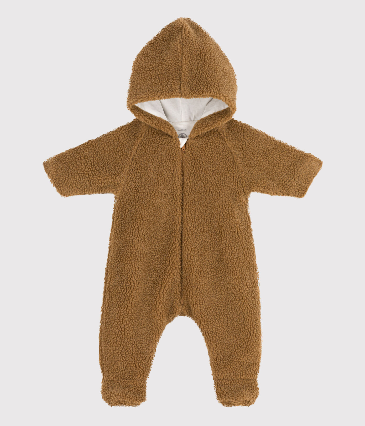 Combipilote à capuche bébé en sherpa