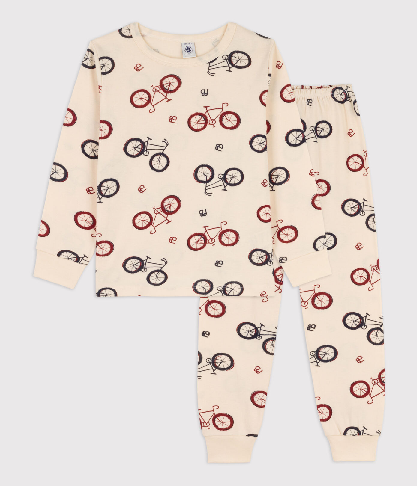 Pyjama vélo petite fille/petit garon en coton