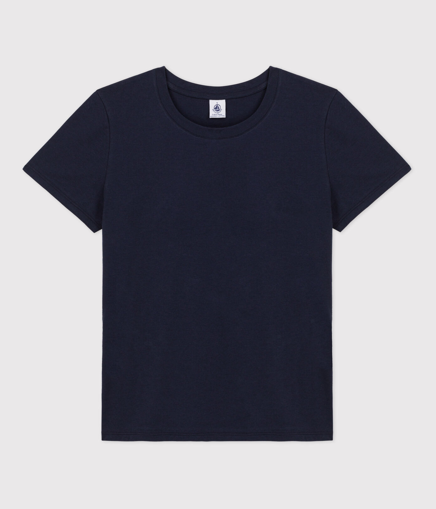Tee-shirt LE DROIT col rond en coton Femme