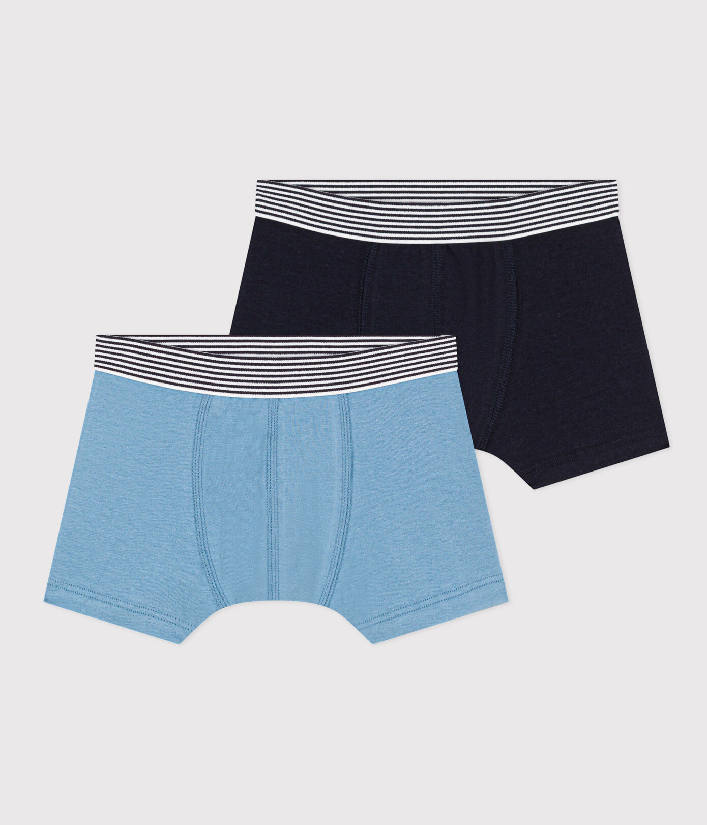 Lot de 2 boxers en coton et élasthanne petit garon
