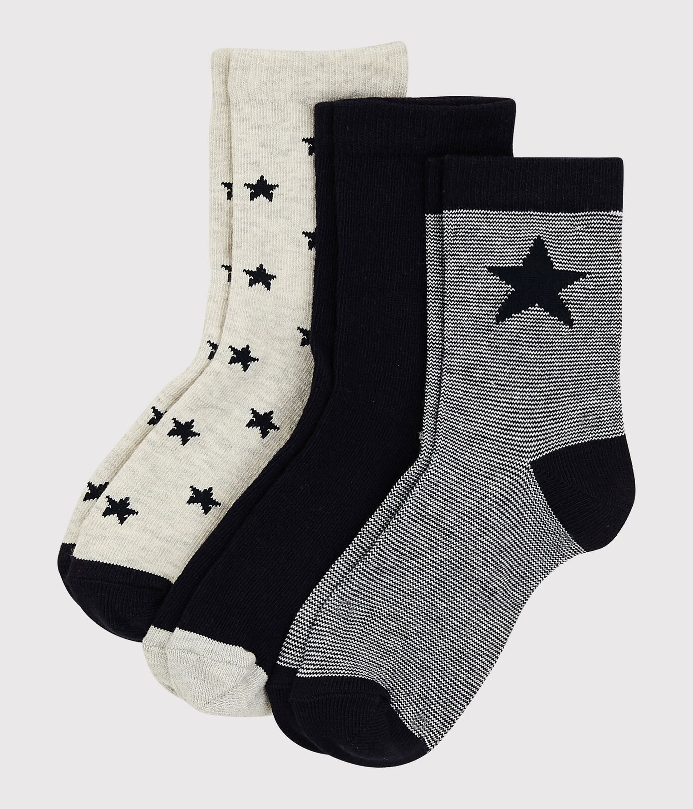 Lot de 3 paires de chaussettes fille-garon
