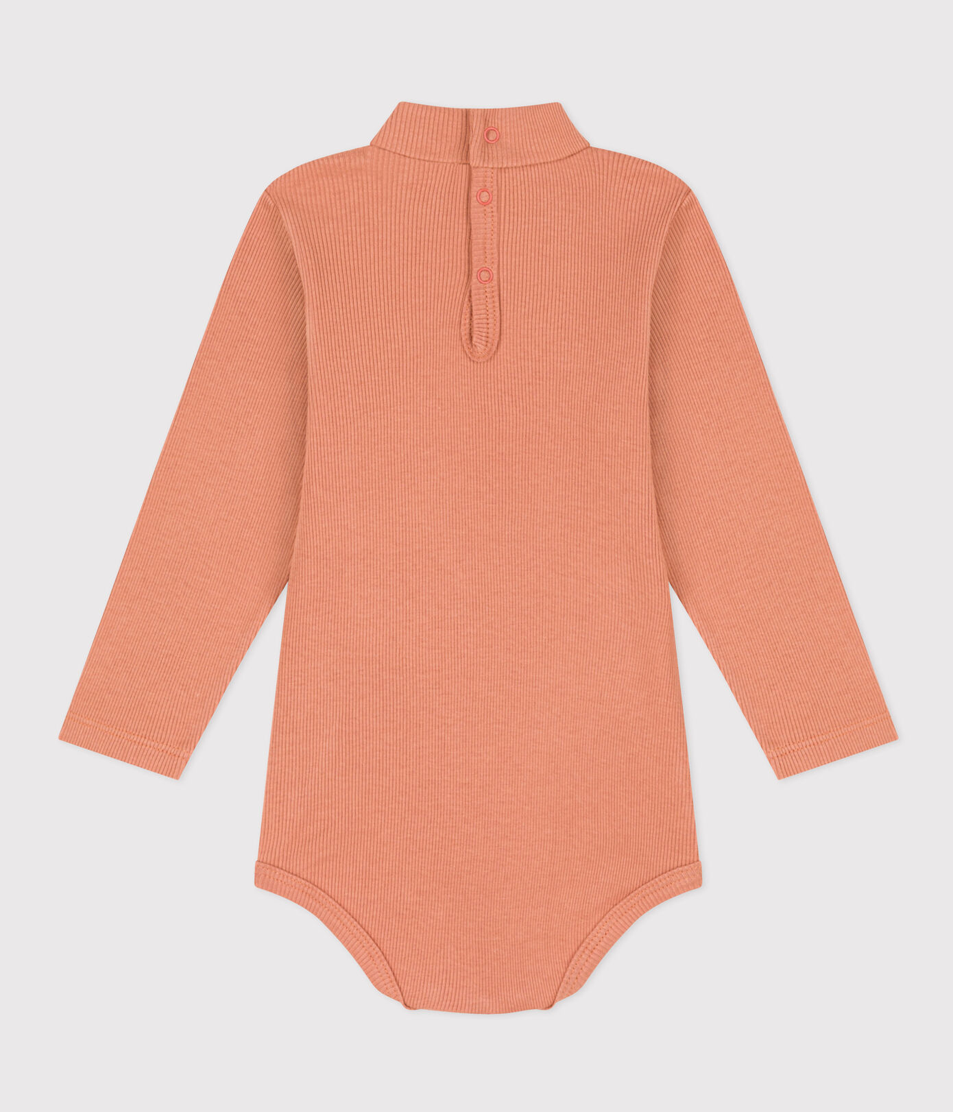 Body manches longues col roulé en coton bébé