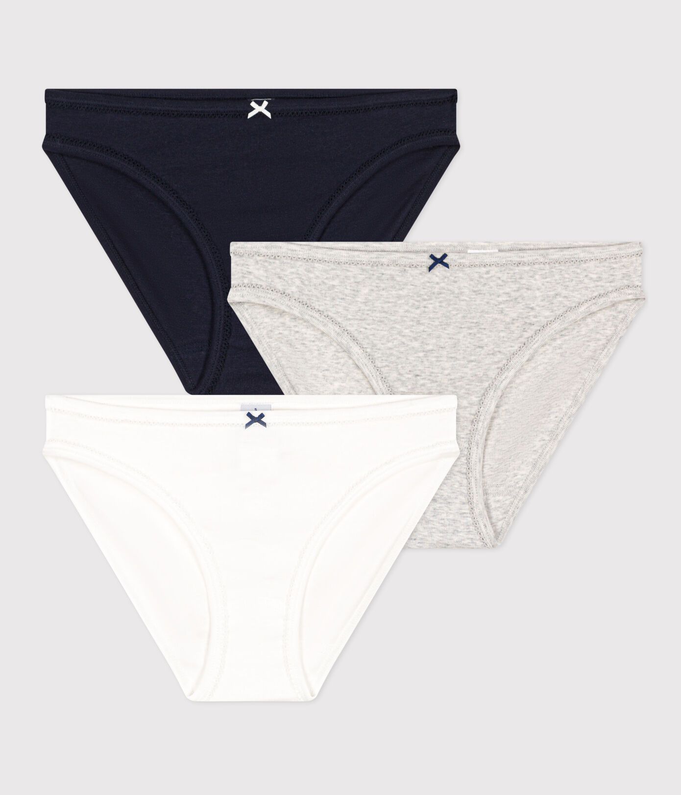 Lot de 3 culottes en coton femme