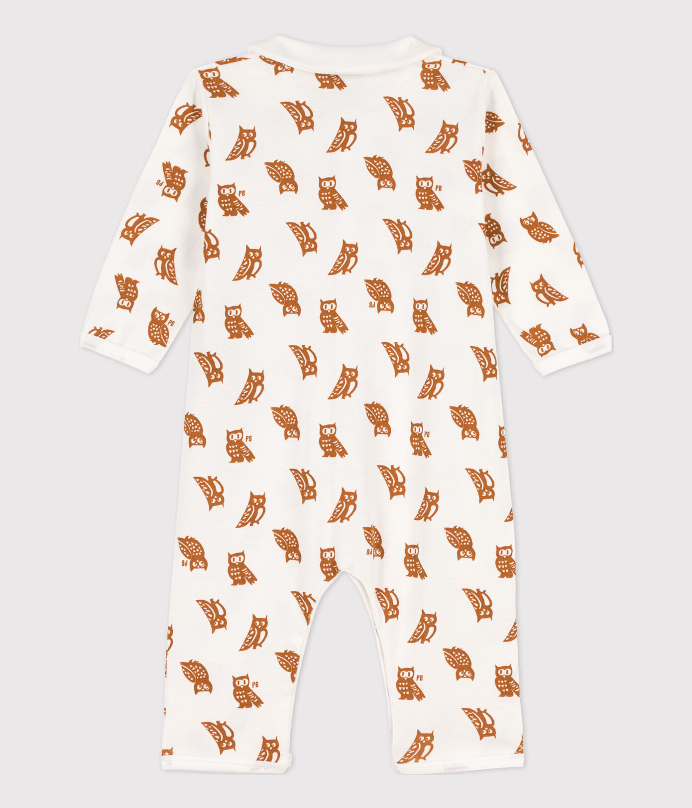 Dors-bien sans pieds hiboux bébé en coton