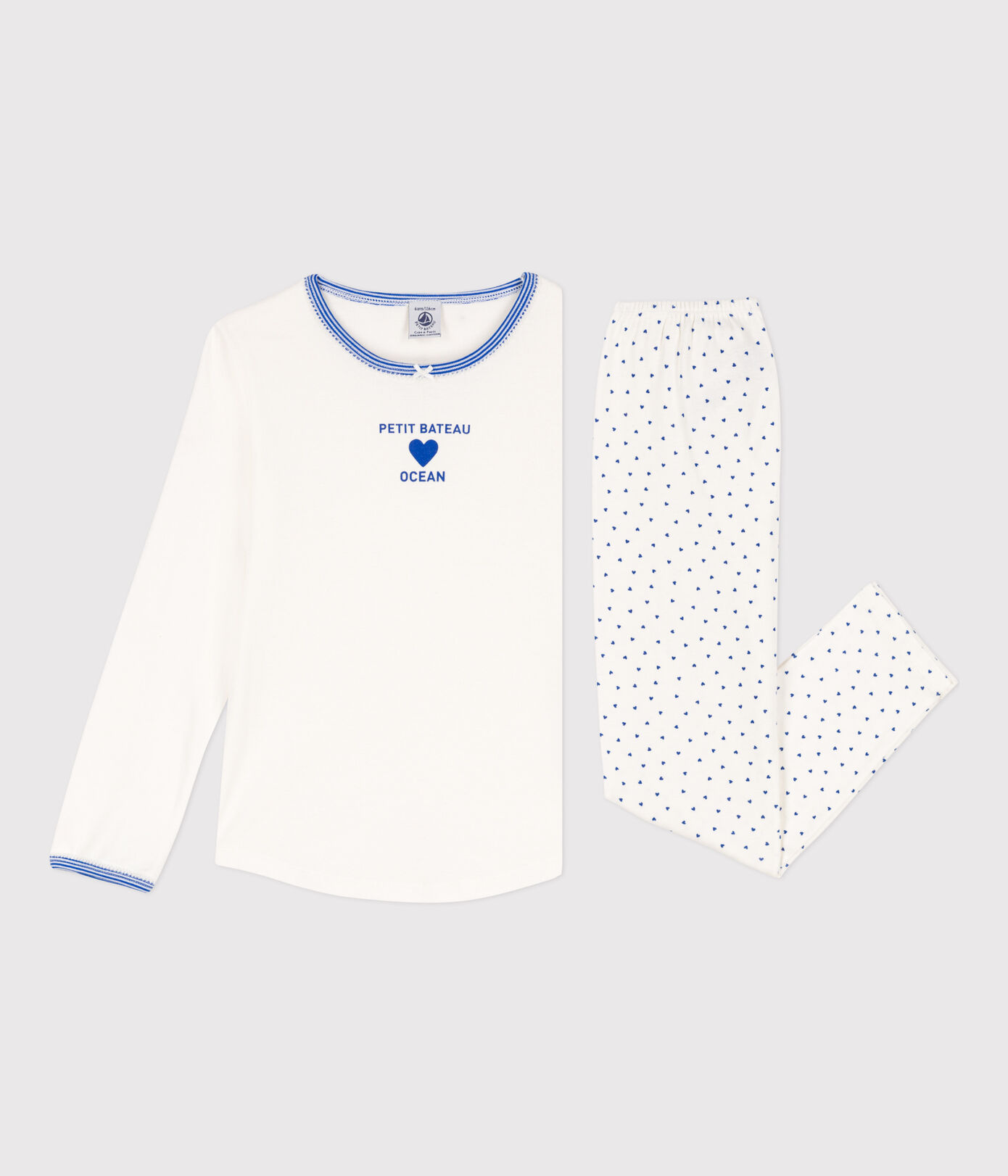 Pyjama en coton petite fille