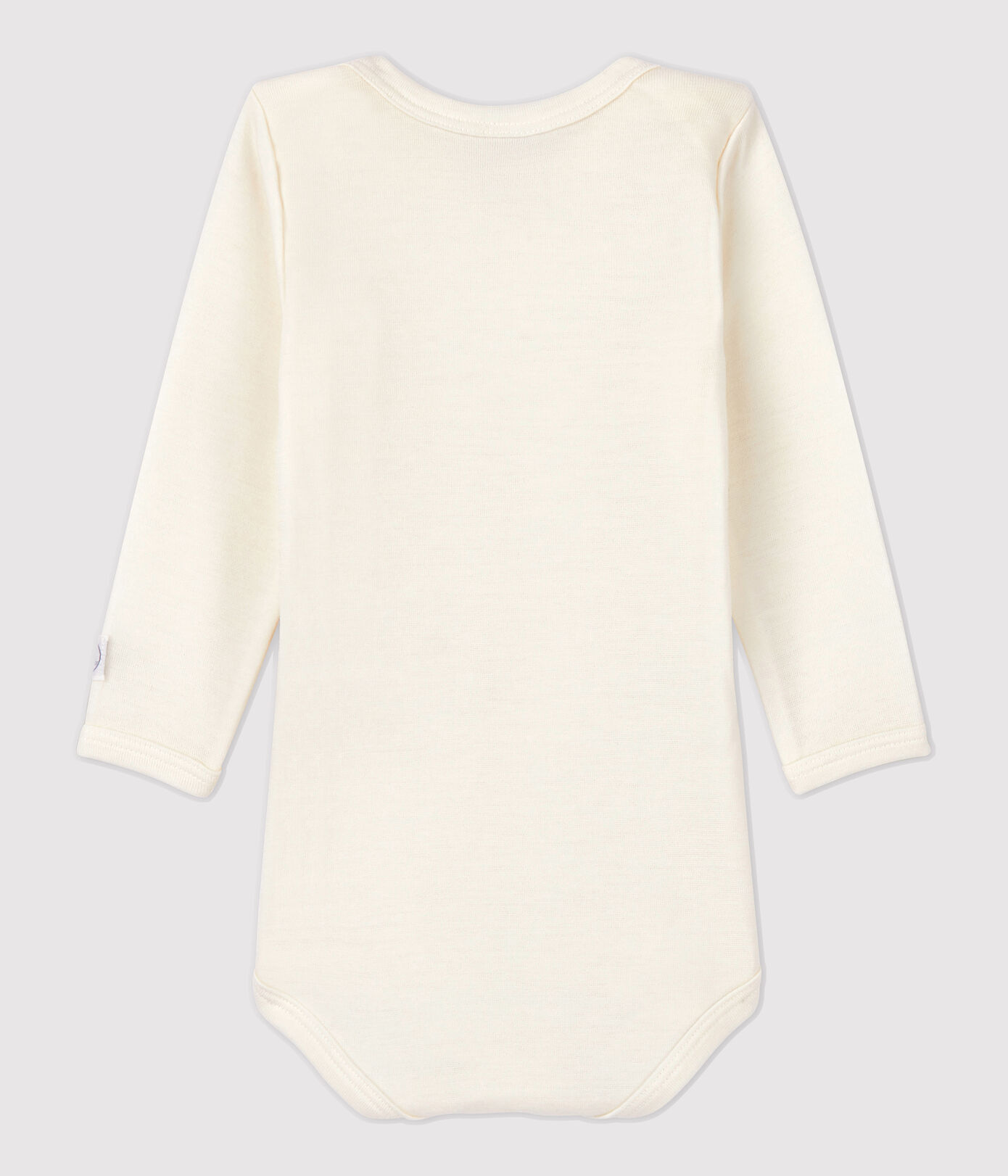 Body manches longues bébé en laine et coton