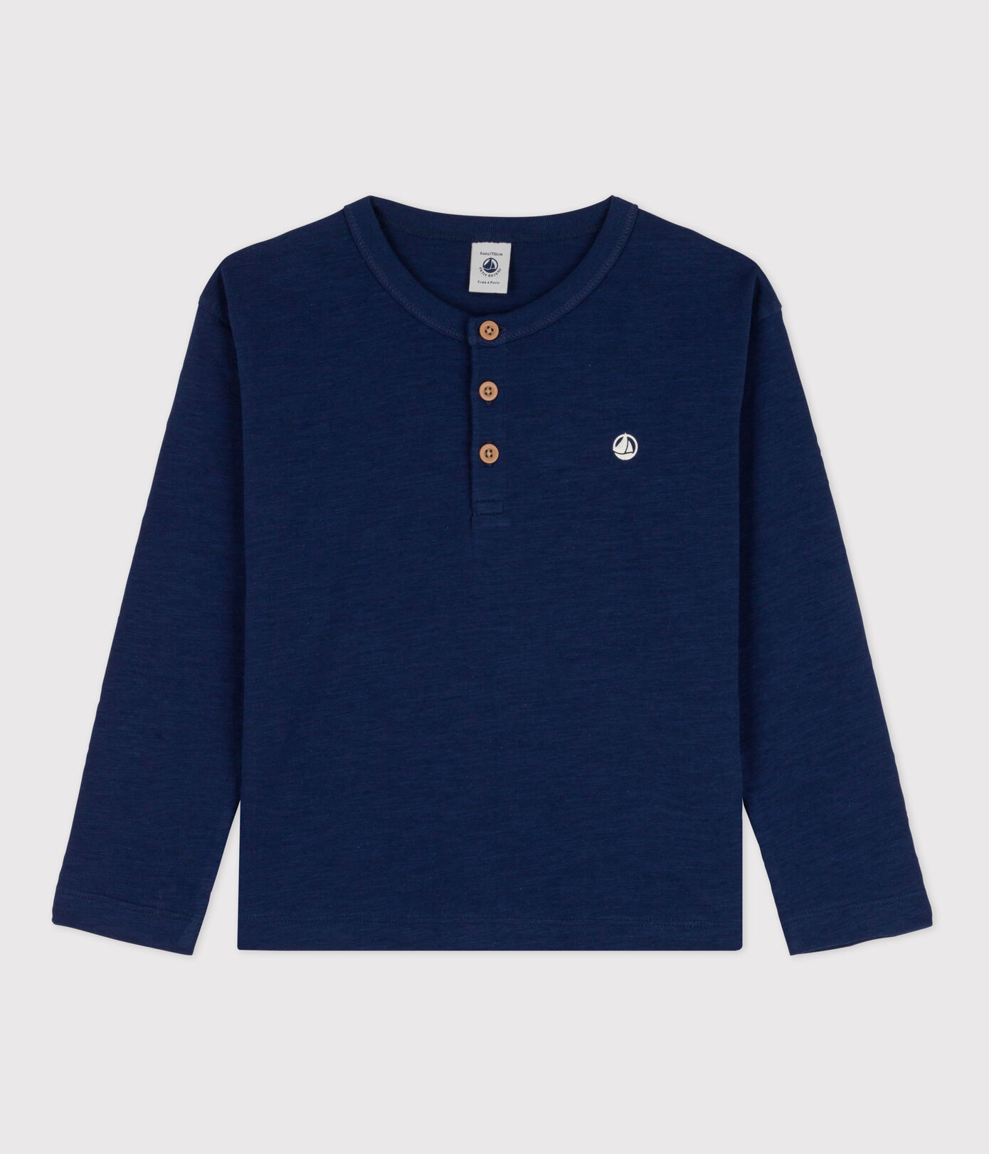 Tee-shirt manches longues en coton enfant garon