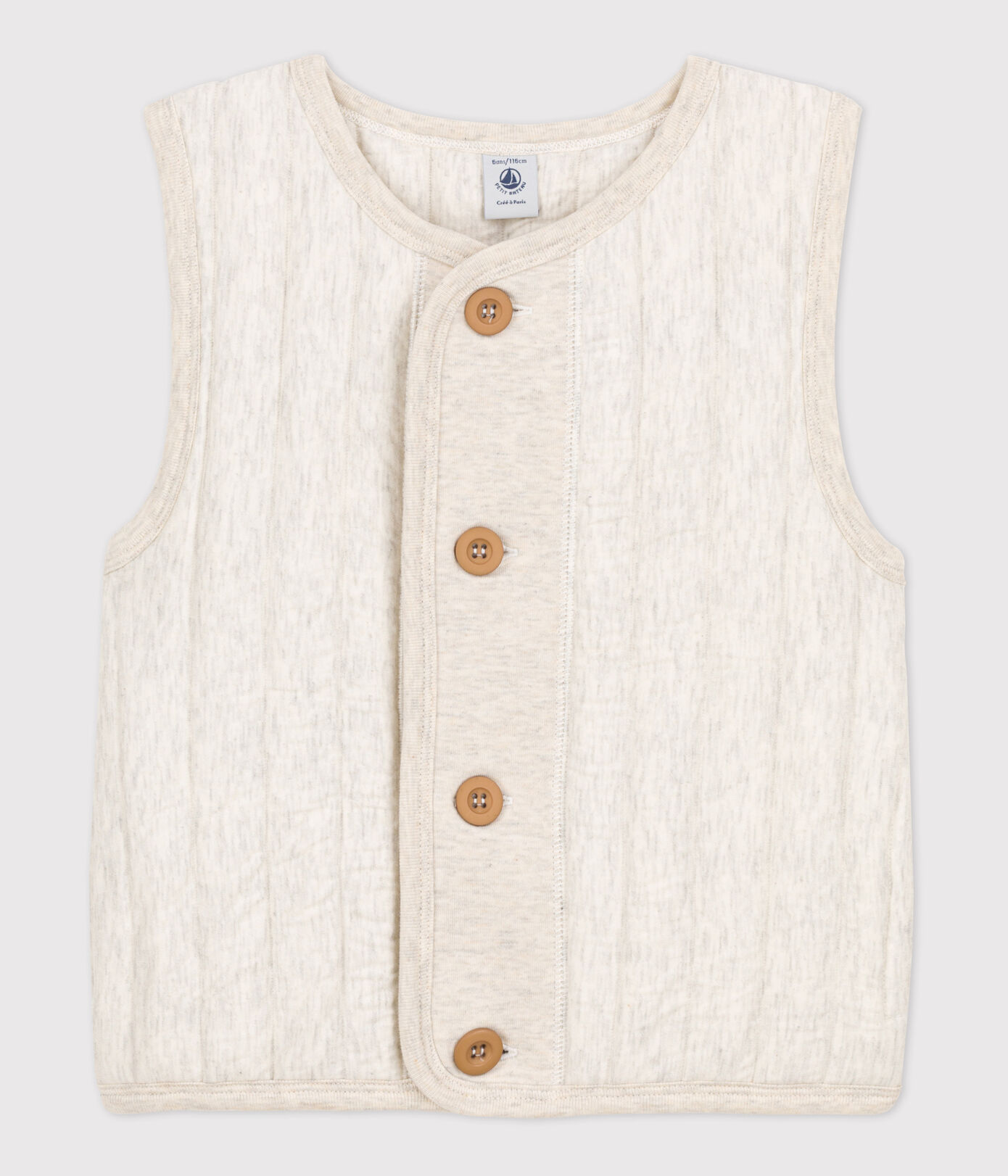 Veste sans manche en tubique enfant fille / garon